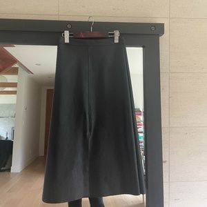 Oak+Fort (faux leather skirt)